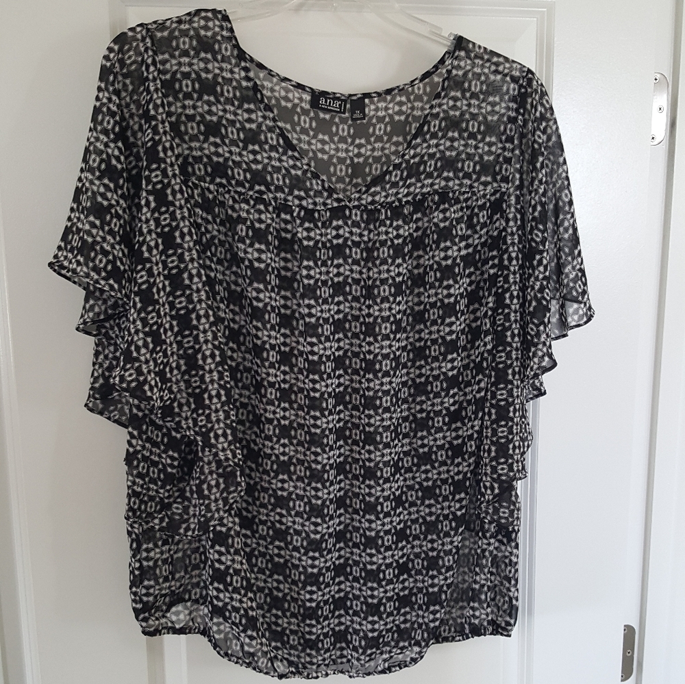 Women's Plus Size a.n.a. top 1x